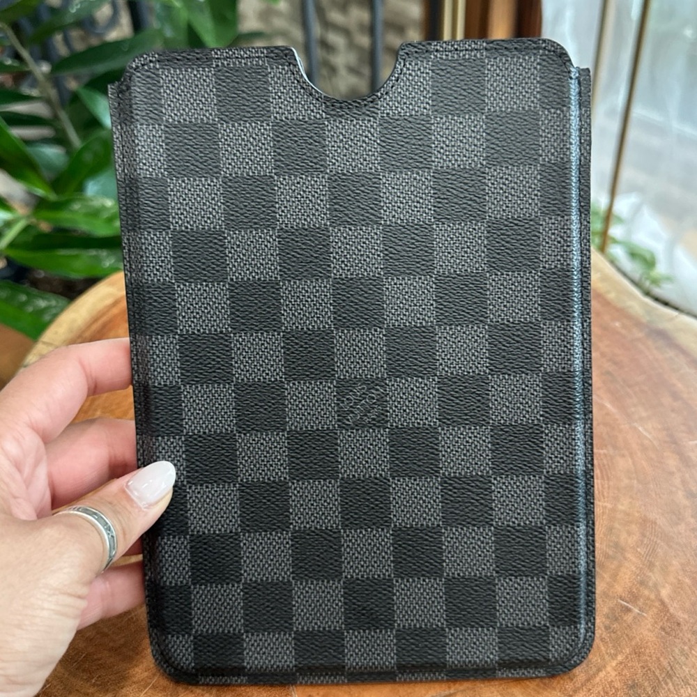 Louis Vuitton Damier Graphite iPad Mini Sleeve Tablet Case